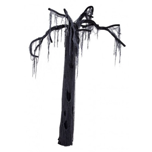 decoration swamp tree 200 x 30 cm polyester black