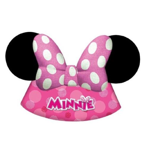 6 KARTONNEN HOEDEN MINNIE