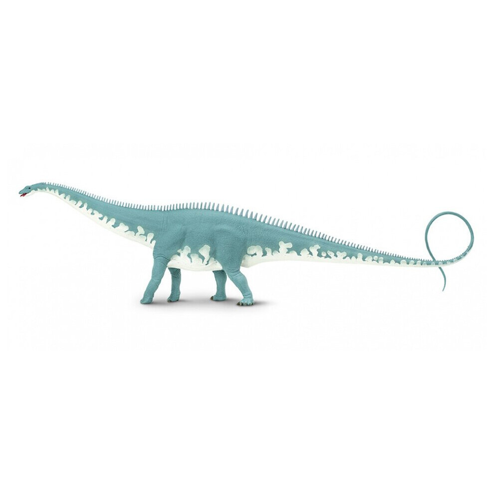 dinosaur Diplodocus junior 47 cm rubber grey/white