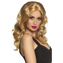 Long blonde wig