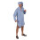 nightdress with nightcap men's blue size M/L 1