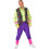 dress-up vest men's polyester black size S/M 2