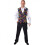 dress-up vest men's polyester black size S/M 1