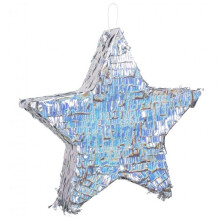 pinata star silver 44 x 44 cm