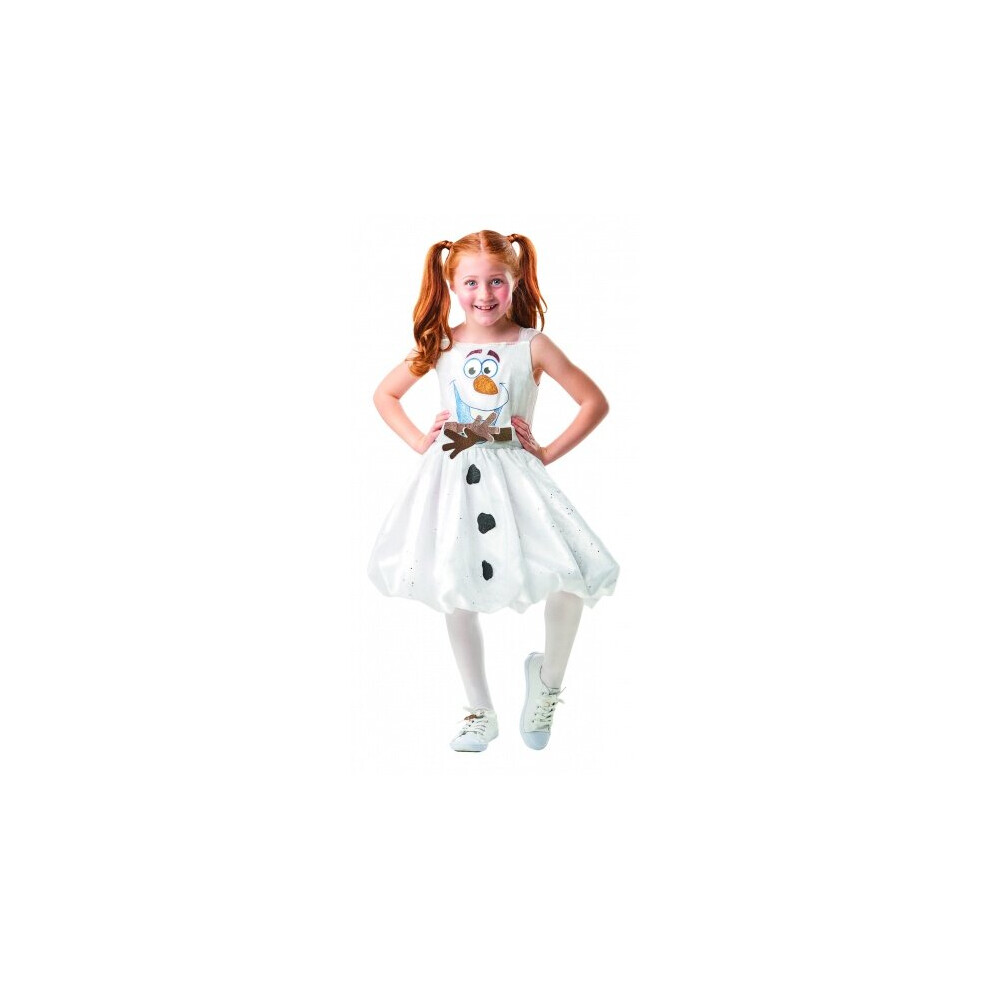 costume Olaf Frozen girls white size 116