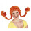 Orange wig for women 1