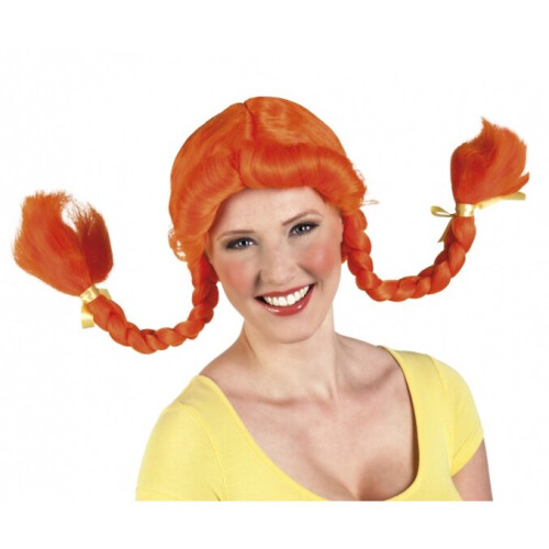 Orange wig for women