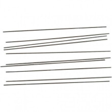 metal rod 20 cm silver 2 mm per 10 pieces