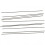 metal rod 20 cm silver 2 mm per 10 pieces 1