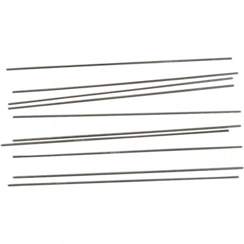 metal rod 20 cm silver 2 mm per 10 pieces