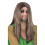Adult brown hippie wig 1