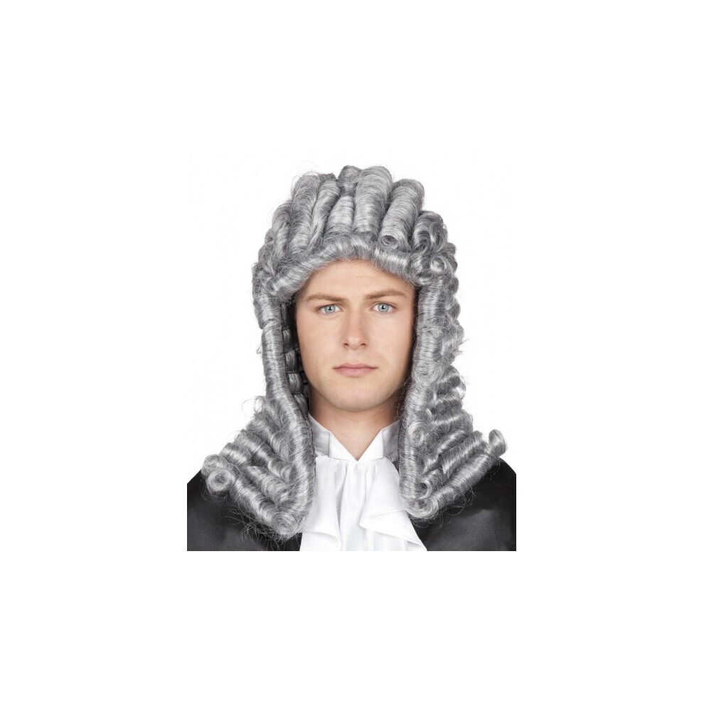 wig Judge men gray