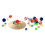 marble jar junior 12 cm wood/cotton 32-piece 1