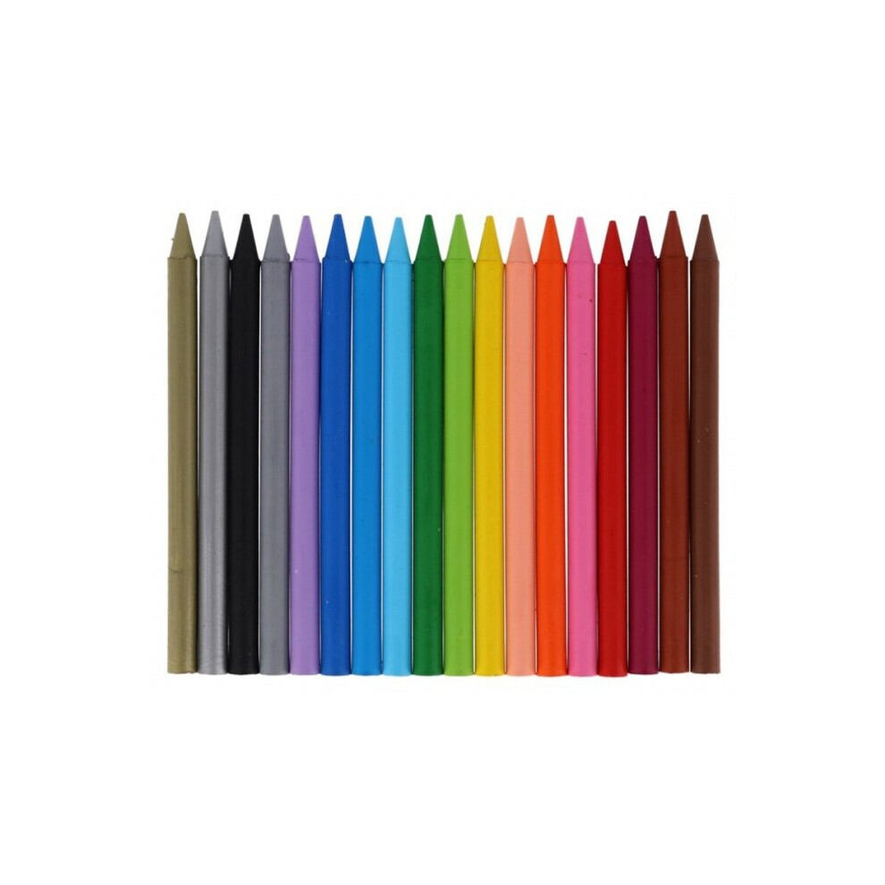 Bic Wax Crayon Plastidecor Coloured Junior 18 Pcs