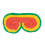 blindfold pinata paper red/yellow/green one-size 1