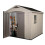 Keter Keter Factor Apex Garden Storage Shed 8 x 8ft ? Beige/Brown 2