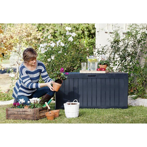 Keter Keter Marvel+ 270L Garden Storage Box - Grey 2