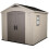 Keter Keter Factor Apex Garden Storage Shed 8 x 8ft ? Beige/Brown 1