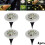 4PC Solar Decking Lights Floor Decking Outdoor Garden White light 1