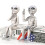 2X Garden Outer Space Alien Statue Resin Decoration Gift 8