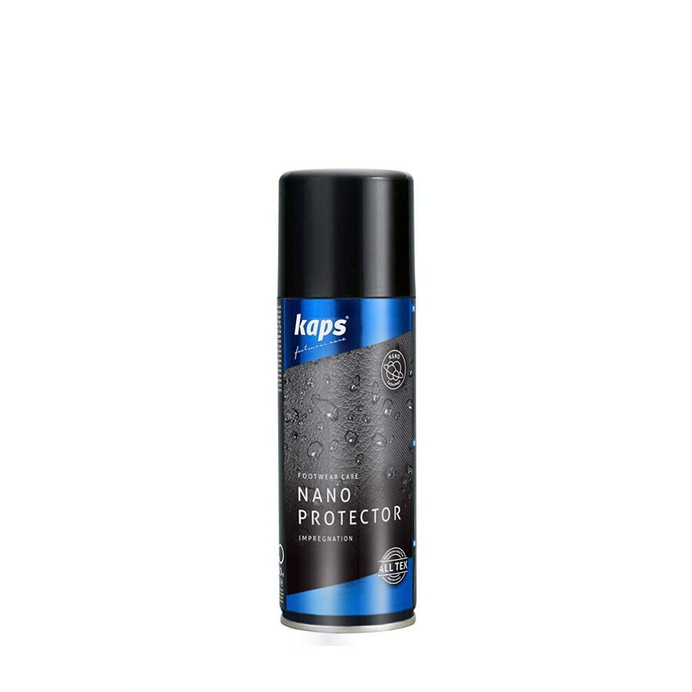 Kaps (200 Ml - 6.76 Fl. Oz.) Nano Protector - Shoe Repellent Spray For Leather Nubuck Suede Textiles