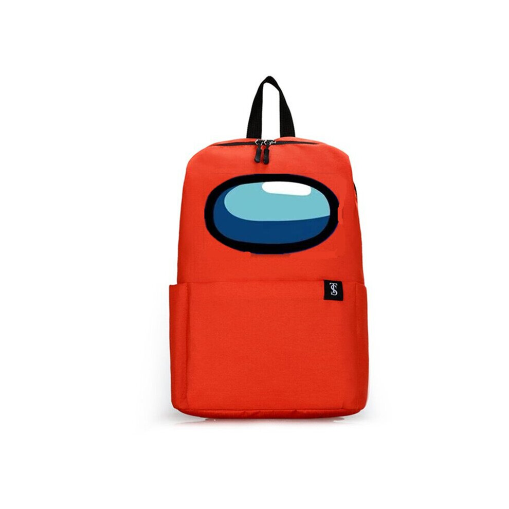 (Orange) Among Us Backpack Schoolbags Rucksacks Kids Bag