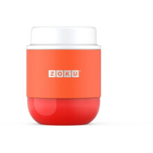 food box RVS 296 ml red/orange