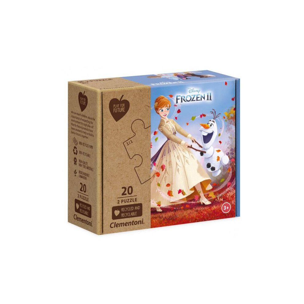 jigsaw puzzle Frozen 2 girls 2-in-1 cardboard 40 pieces