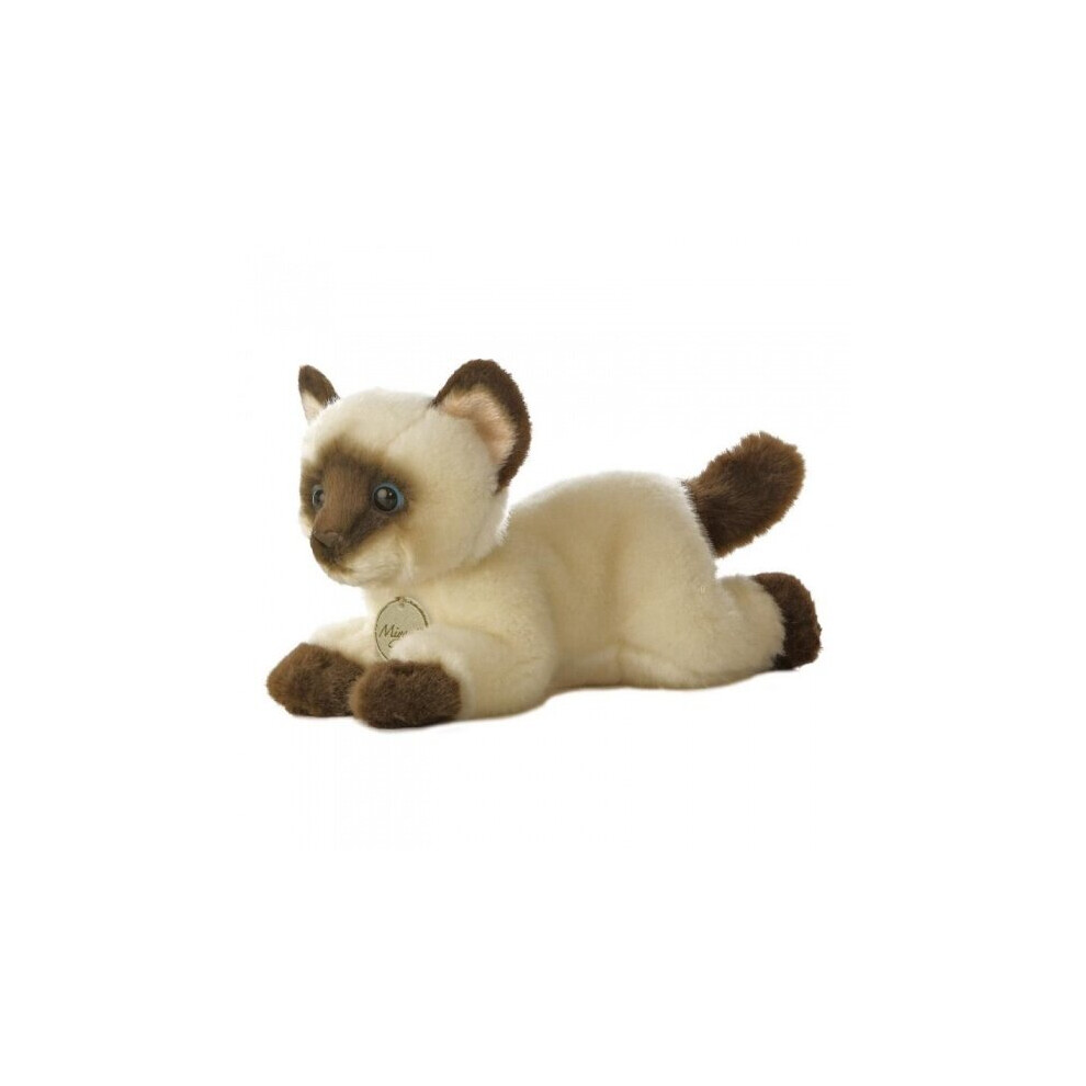 Aurora World Cuddly Cat Mini Yoni Siamese 20 Cm Brown