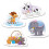 Disney Mini Jigsaw Puzzles Animals Junior Cardboard 4-Piece 2