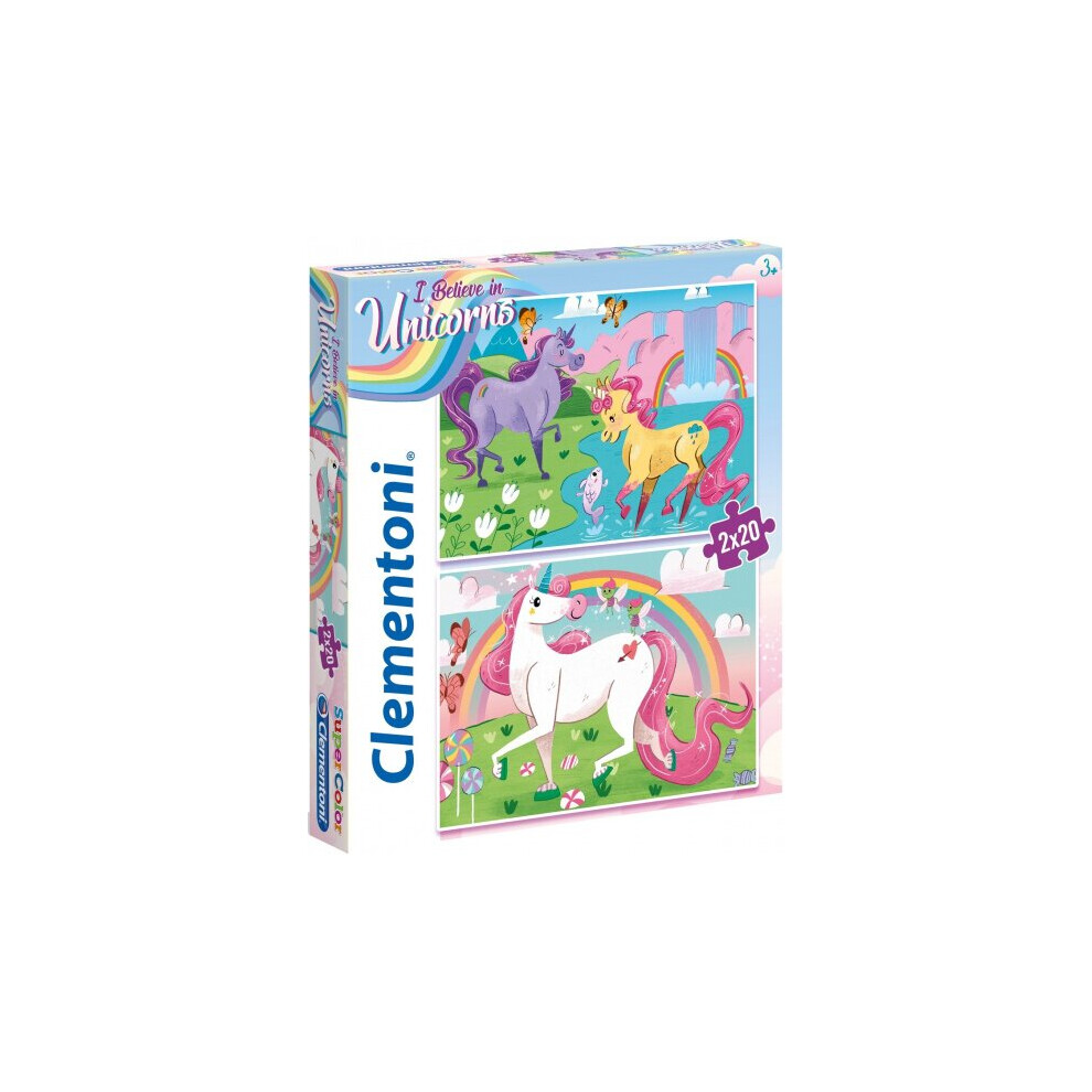 New Clementoni Jigsaw Unicorns Junior 40 Pieces