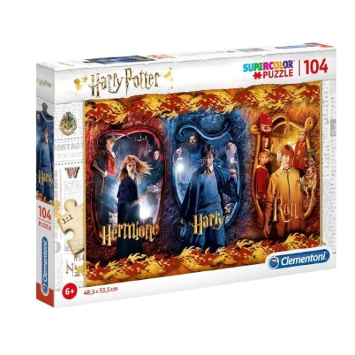 Clementoni Puslespil 104 Super Farve Harry Potter