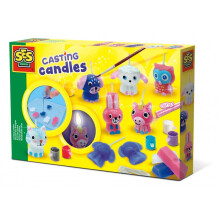 casting candles 30 x 20 cm multicolor