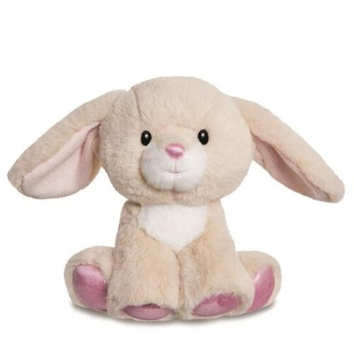 Aurora World Soft Toy Rabbit Glitzy Junior 20 Cm Plush Brown/Pink - Plush Soft Toy