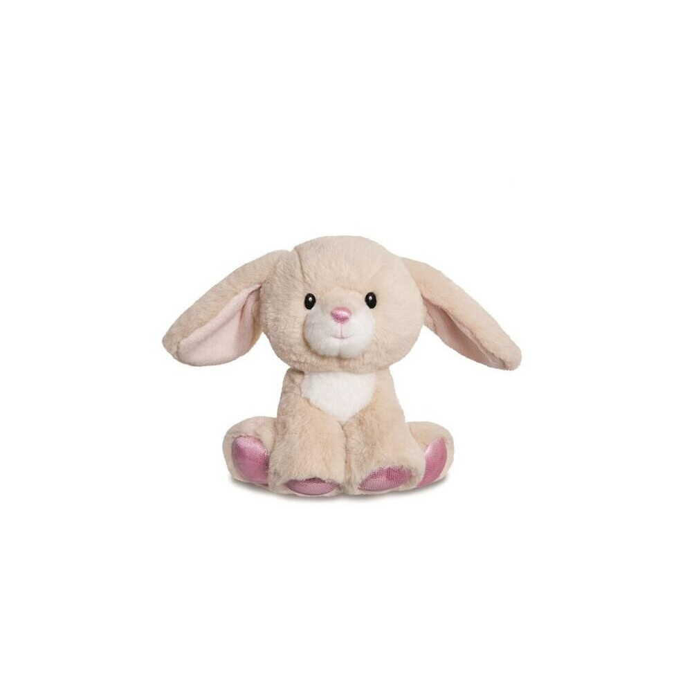 Soft Toy Rabbit Glitzy Junior 20 Cm Plush Brown/Pink