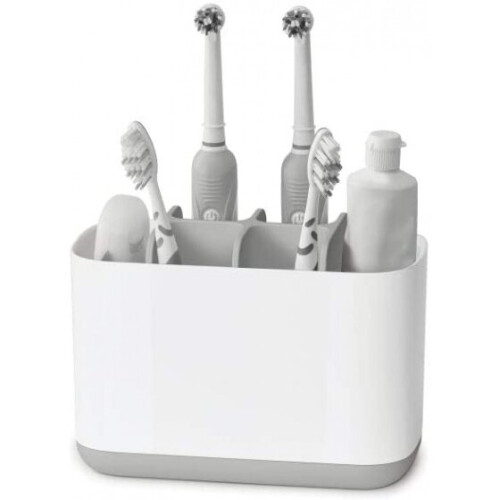 Joseph Joseph toothbrush holder 17.1 cm white/grey 1