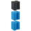 filter sponges Blumodular 8 x 13 cm blue/black 3 pieces 1