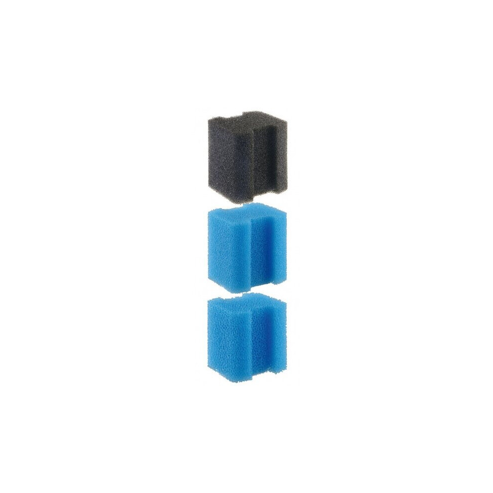 filter sponges Blumodular 8 x 13 cm blue/black 3 pieces