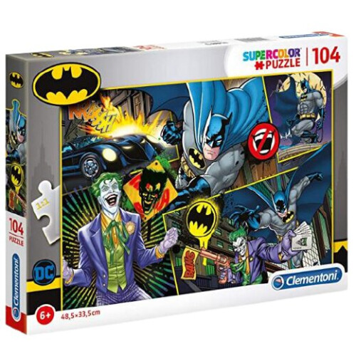 Clementoni Puslespil 104 Super Farve Batman
