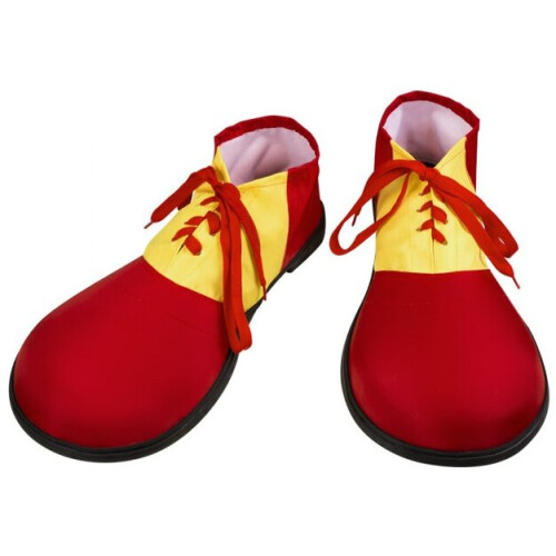 Adult red clown shoes