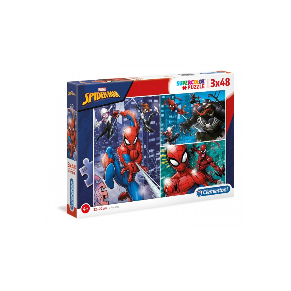 Clementoni Legpuzzel Supercolor Marvel Spider Man 3X48 Pieces