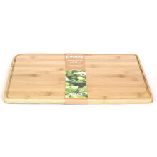 cutting board small 26 x 18 cm bamboo brown
