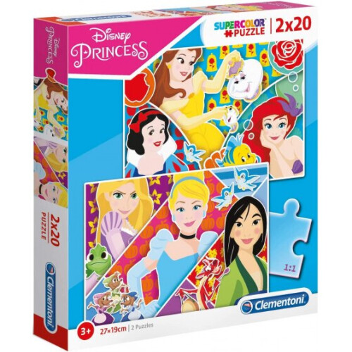 Clementoni jigsaw puzzle Princess junior cardboard 40 pieces