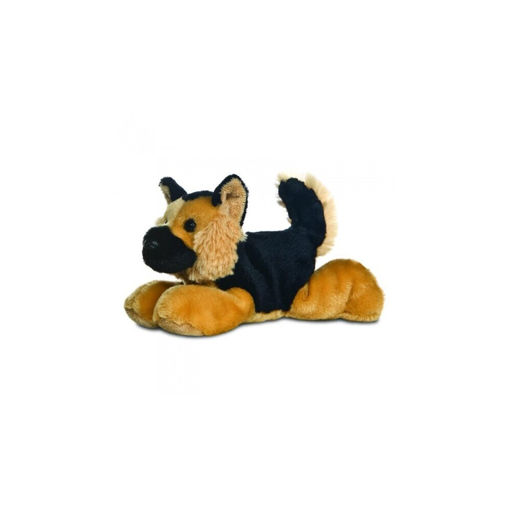 Aurora World Cuddly Mini Flopsiegerman Shepherd 20,5 Cm Brown/Black