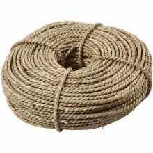 Cuerda natural trenzada - 3 mm - 110 m - Blanco