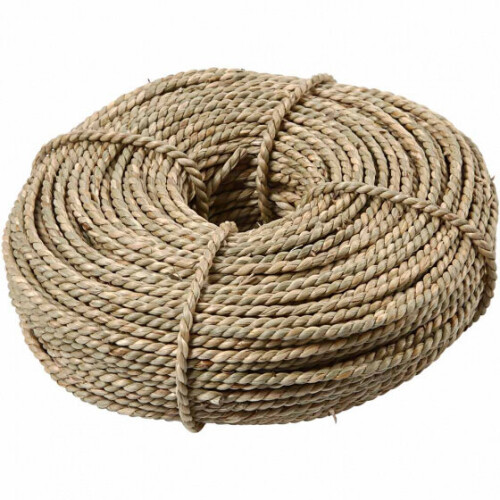 Corda natural torçada - 3 mm - 110 m - Branco