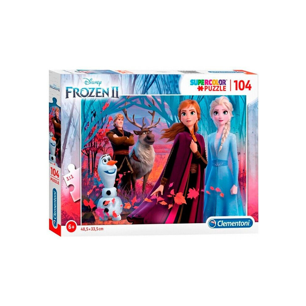 New Clementoni Girls Jigsaw Puzzle Frozen Ii Cardboard 104 Pieces