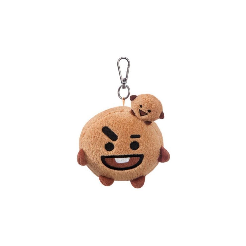 Aurora World Key Ring Linefriends Bt21shooky 8 Cm Plush Brown