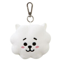 key ring Linefriends BT21Rj 9 cm plush white - Plush Soft Toy