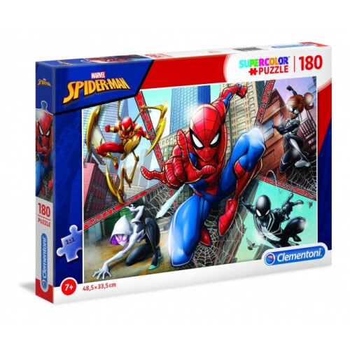 Clementoni supercolor Spider-Man jigsaw puzzle 180 pieces
